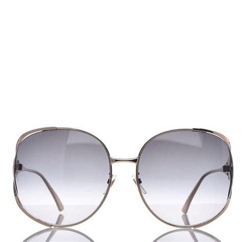 gucci round frame|gucci oversized round frame.